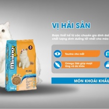 20 gói thức ăn mèo MININO YUM vị HẢI SẢN gói 350gr