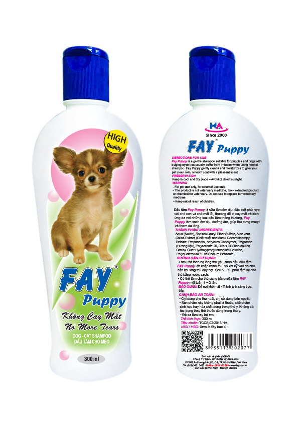 Sữa tắm Fay Puppy 300ml 