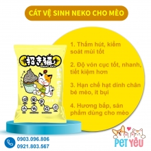 Cát Vệ sinh cho mèo NEKO - HƯƠNG BẮP  gói 5 Lít