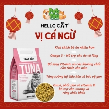 Thức ăn cho mèo - HELLO CAT - Vị Cá Ngừ 1.2kg