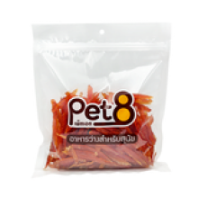 Snack Pet 8 - Gà sấy miếng xé nhỏ - JJA41 - gói 450gr