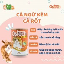 Pate cho mèo OSTECH GOURMENT - Vị Cá Ngừ & Cà Rốt 400g