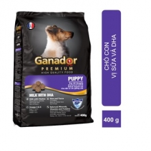 GANADOR PUPPY  - Thức ăn chó con vị sữa gói 400gr