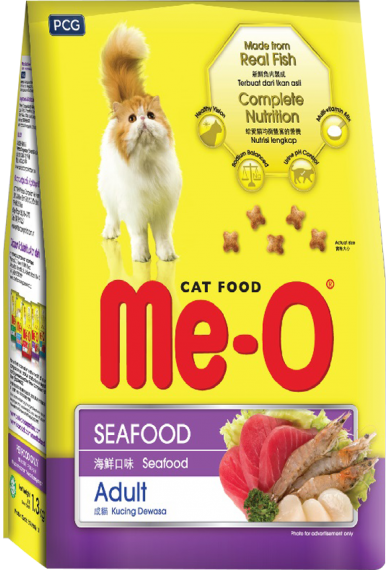 Thức ăn mèo ME-O vị hải sản gói 1.2kg