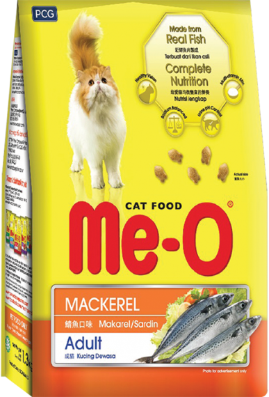 Thức ăn mèo ME-O vị cá thu gói 1.2kg