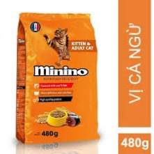 Thức ăn mèo Minino gói 480gr