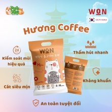 Cát vệ sinh Won Premium - hương Coffee 8.8L