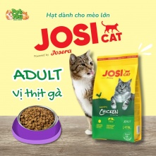 Thức ăn hạt JOSI Cat dành cho mèo lớn - Vị Thịt Gà túi 1.9kg