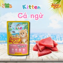 Pate SuperCat dành cho mèo con - Vị Cá ngừ 400g