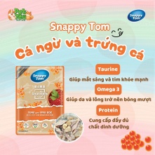 Pate SnappyTom Gourmers - Vị Cá Ngừ & Trứng Cá túi 70g