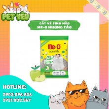 Cát vệ sinh cho mèo ME-O hương táo gói 5 Lits