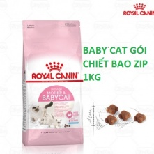 ROYAL CANIN MOTHER & BABYCAT - Thức ăn cho mèo mẹ và mèo con từ 0 đến 4 tháng tuổi gói zip 1kg