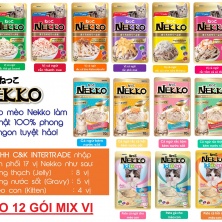 COMBO 12 GÓI SỐT NEKKO GÓI 70GR