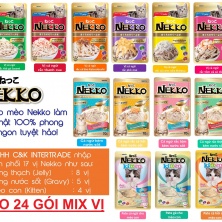 COMBO 24 GÓI SỐT NEKKO GÓI 70GR MIX VỊ