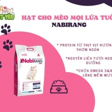 Thức ăn mèo Hàn Quốc Nabirang bao 5kg