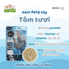 Pate cao cấp dành cho chó và mèo Beethoven - VỊ TÔM TƯƠI