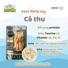 Pate cao cấp dành cho chó và mèo Beethoven - VỊ CÁ THU