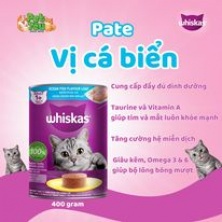 PATE Whiskas cá biển lon 400gr