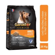 GANADOR ADULT vị cừu - Thức ăn chó lớn bao 20kg