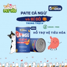 HAPPY CHOICE LON 400GR - cá ngừ & bí đỏ