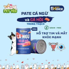 HAPPY CHOICE LON 400GR - cá ngừ & cá hồi