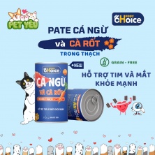 HAPPY CHOICE LON 400GR - cá ngừ & cà rốt