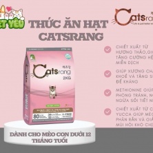 Thức ăn hạt dành cho Mèo - Catsrang 1.5KG (Dành cho Mèo mọi lứa tuổi)