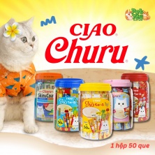 Súp thưởng CIAO Churu dành cho mèo - Hộp 50 que