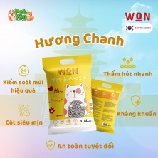 Cát vệ sinh Won Premium - hương Chanh 8.8L