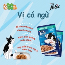 Pate cho mèo - Purina Felix vị Cá Ngừ 85g 