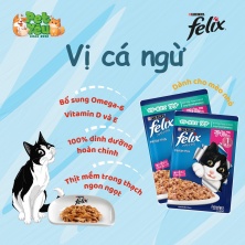 Pate cho mèo - Purina Felix vị Cá Ngừ 85g ( Dành cho Mèo con)