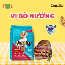 Hạt cho chó Ganador Adult - Vị bò nướng 400g