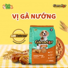 Hạt cho chó Ganador Adult - Vị gà nướng 400g