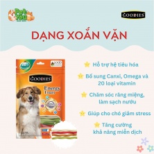 Que thưởng GOODIES dành cho chó - Mix 4 vị (Xoắn vặn) 