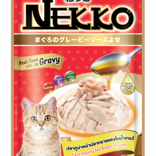 Pate gravy nekko vị cá ngừ kèm topping cá tráp cho mèo  gói 70gr