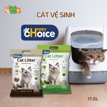 Cát vệ sinh đất sét HAPPY CHOICE gói 17.5L