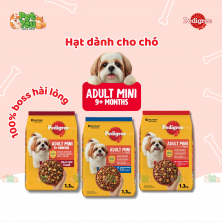 Hạt cho chó Pedigree MINI ADULT - gói 1.3KG