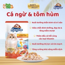 Pate Kaniva Vitamin Ball Soft Jelly - Vị Cá ngừ & tôm hùm 70g