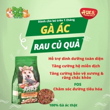 Hạt cho chó Kitchen Flavor Nature Gourment dành cho bé trên 1 tháng - Vị Gà Ác & Rau Củ 1.5kg