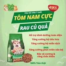 Hạt cho chó Kitchen Flavor Nature Gourment dành cho bé trên 1 tuổi - Vị Tôm Nam Cực & Rau Củ 1.5kg