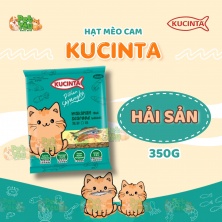 Hạt cho mèo KUCINTA - Vị Hải Sản gói 350G