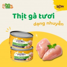 Pate Lapaw Gourmet dạng nhuyễn - Vị thịt gà tươi 85g