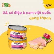 Pate Lapaw Gourmet dạng thạch - Vị gà, sò điệp & nam việt quốc 85g