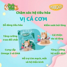 Pate cho mèo - MOOCHIE vị  Cá Cơm 70g (Giúp chăm sóc hệ tiêu hóa)