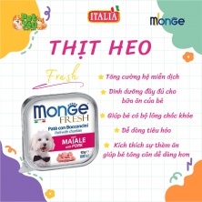 Pate cho chó MONGE - vị Thịt Heo 100g