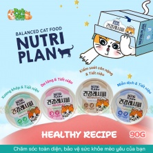 Pate NUTRI PLAN  dành cho mèo lon 90g