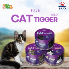 Pate CAT TIGGER Wild dành cho mèo lon 160g