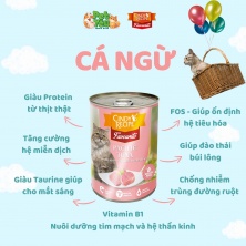 Pate Cindy Recipe Favourite - Vị Cá Ngừ dành cho mèo trưởng thành