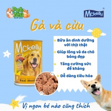 Pate cho chó MCKELLY - Vị Gà & Thịt Cừu 400g 