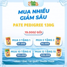 [ MUA 5 TẶNG 2 ] Pate Pedigree dành cho chó 130g